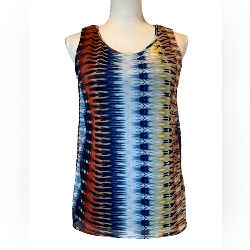 Style & Co Multicolor Tie-Dye Tank Top. Small
